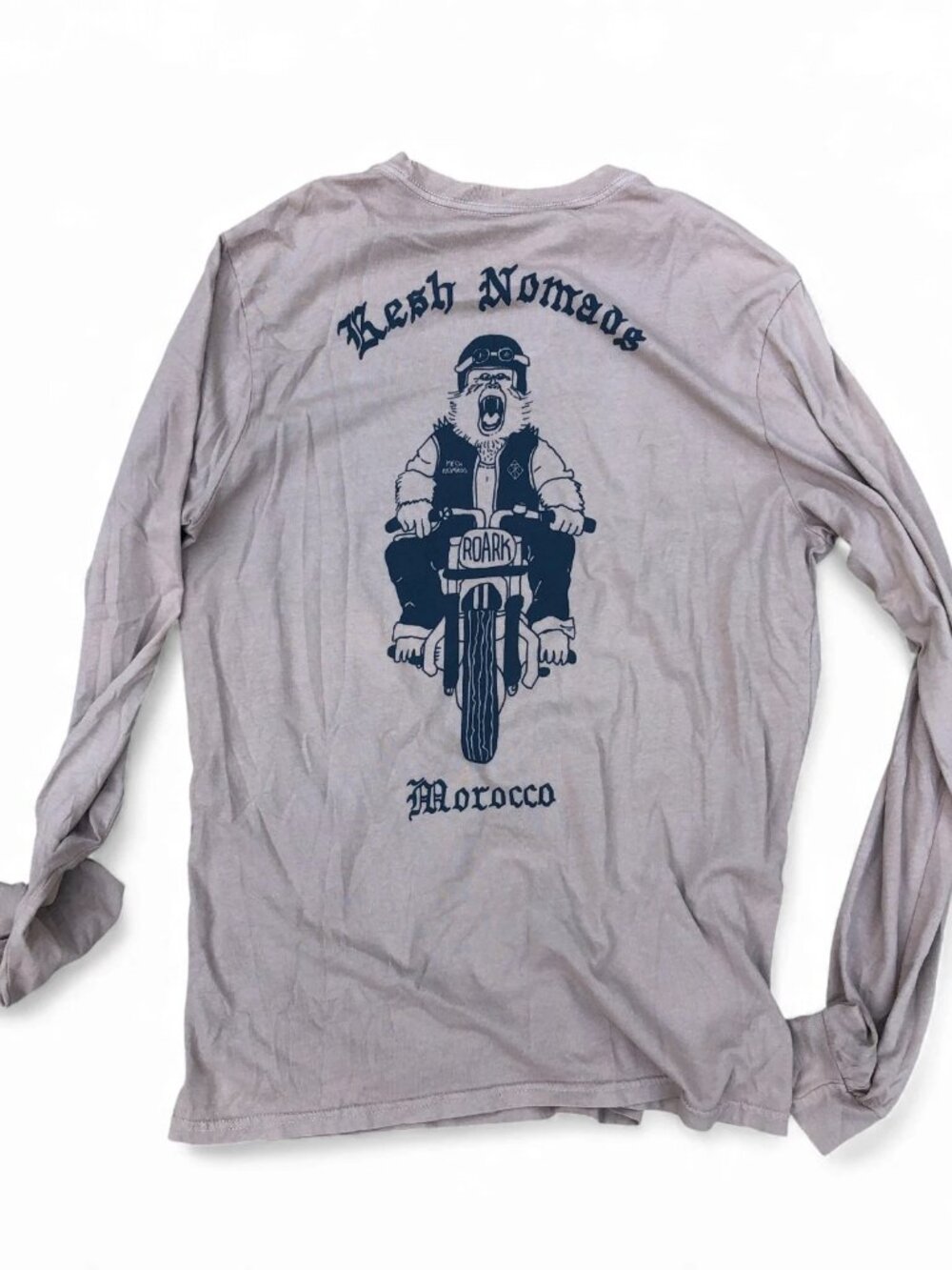 ROARK Kesh Nomads Morocco Shirt Men's MEDIUM Long Sleeve Crew Top